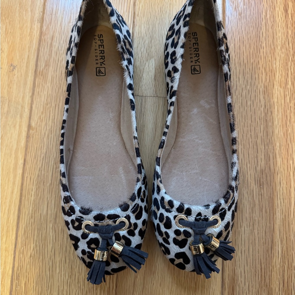 Sperry Women's Animal Print Tassel Loafers